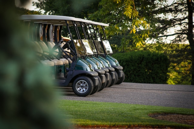 Effiziente Mobilität lösungen für High-End-Villen bereiche: 4-Sitzer Elektro-Buggy