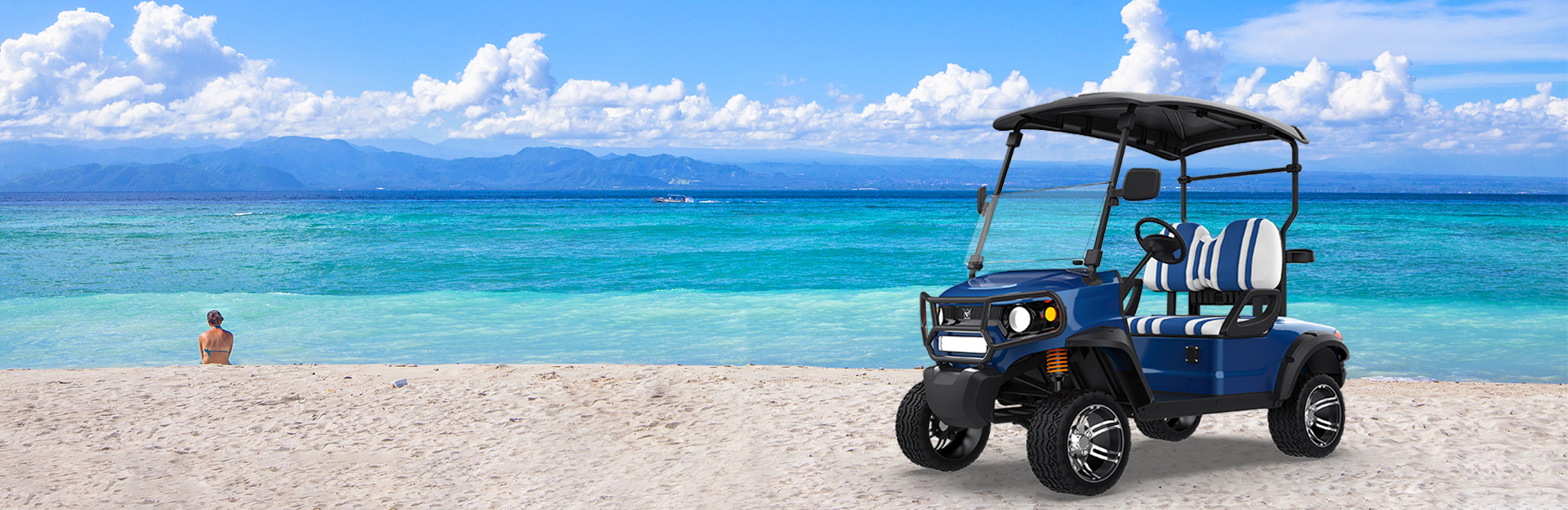 Seaside Serenity: Street Legal Electric Shuttles verbessern die Mobilität der Küsten gemeinschaft