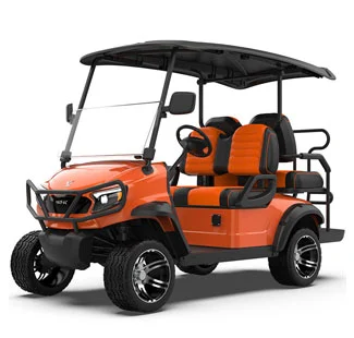 GML 2 2 Sitzer Orange Lifted Golf Cart