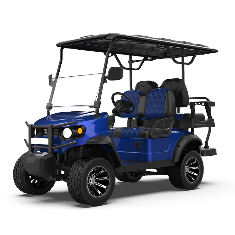 GFL 2 2 Blauer Sitzer Lifted Golf Cart