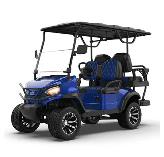 GGL 2 2 Sitzer blau gehoben Golf wagen