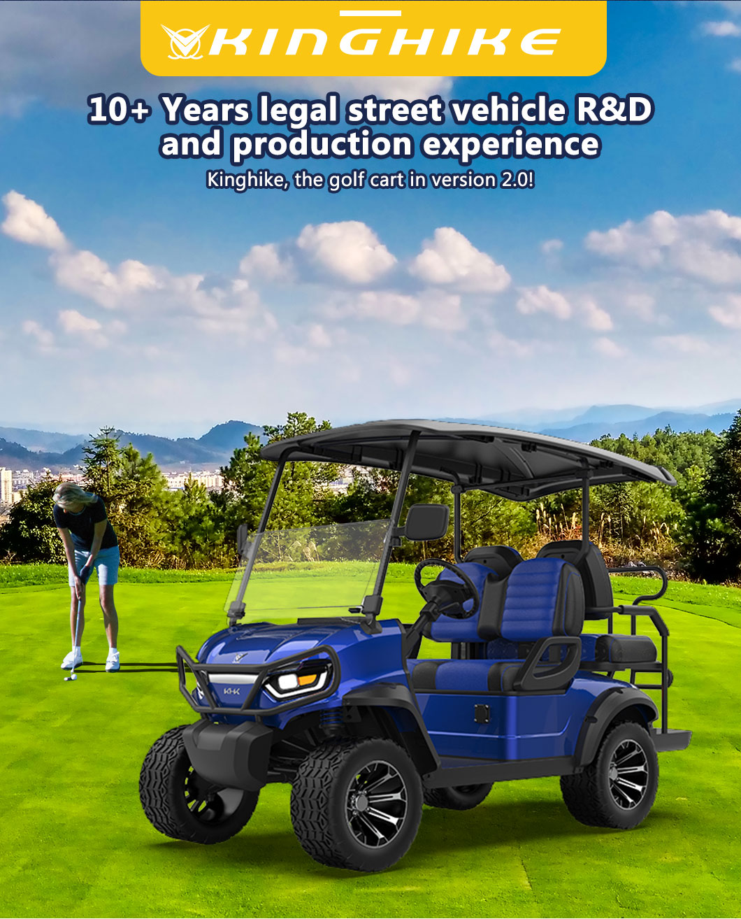 Electric Lifted Golf Cart